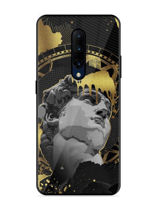 Roman Face Glossy Metal Phone Cover for Oneplus 7 Pro Zapvi