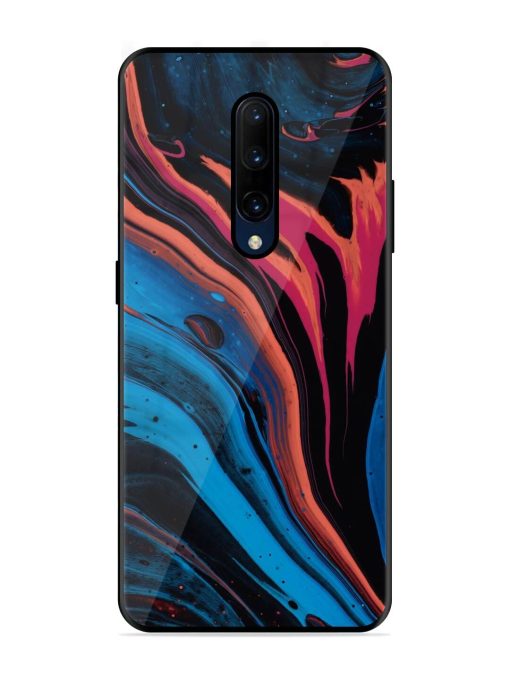 Liquefied Art Glossy Metal TPU Phone Cover for Oneplus 7 Pro