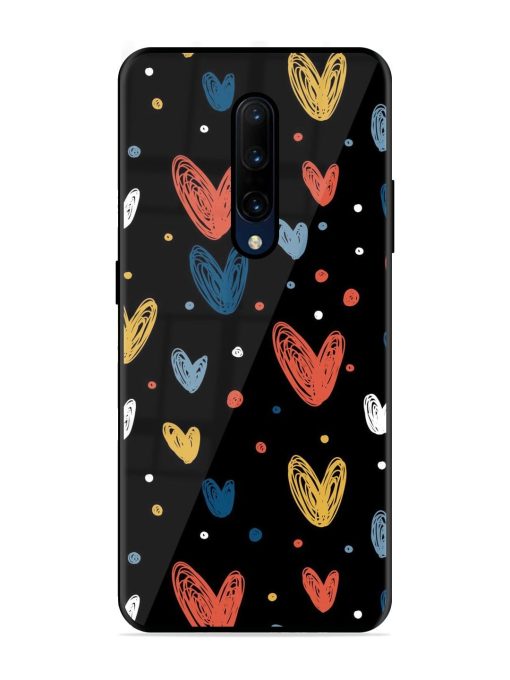 Happy Valentines Day Glossy Metal TPU Phone Cover for Oneplus 7 Pro Zapvi