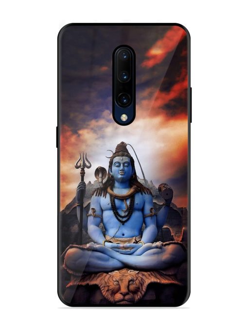 Jai Jai Shiv Glossy Metal Phone Cover for Oneplus 7 Pro Zapvi