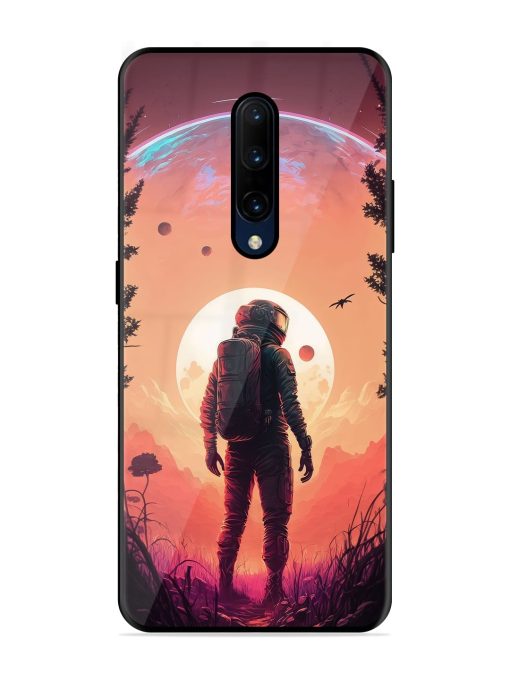 Red Sky At Morning Glossy Metal Phone Cover for Oneplus 7 Pro