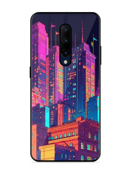 City View Glossy Metal Phone Cover for Oneplus 7 Pro Zapvi