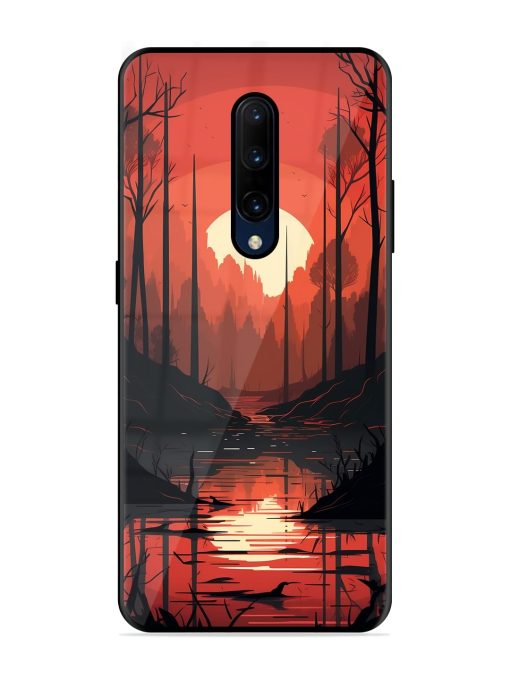 Natural Landscape Glossy Metal Phone Cover for Oneplus 7 Pro Zapvi