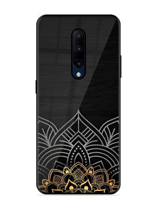 Decorative Golden Pattern Glossy Metal Phone Cover for Oneplus 7 Pro Zapvi