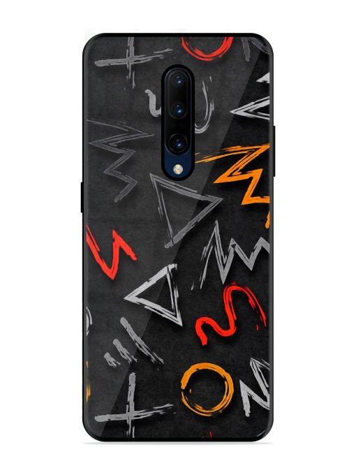 Grungy Graffiti Glossy Metal Phone Cover for Oneplus 7 Pro Zapvi