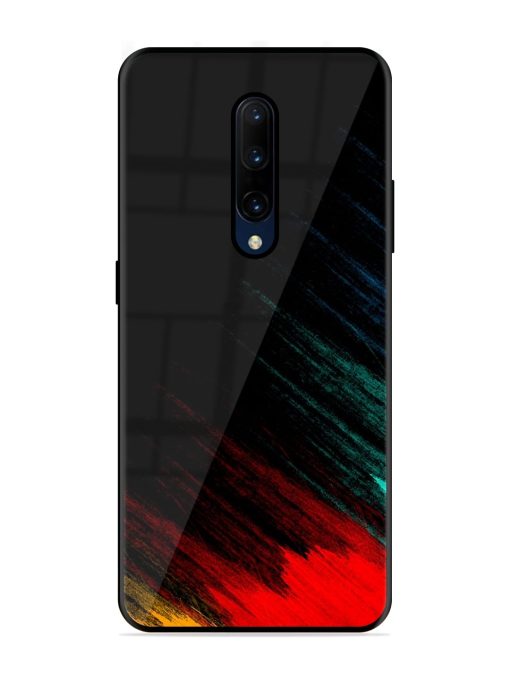 Color Pattern Glossy Metal Phone Cover for Oneplus 7 Pro Zapvi