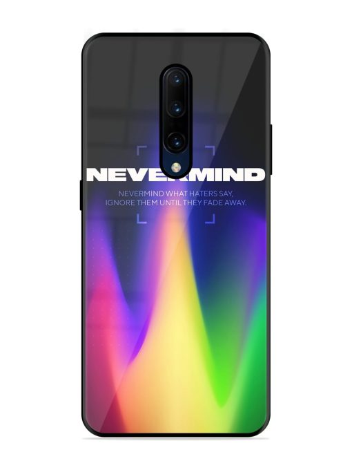 Nevermind Glossy Metal Phone Cover for Oneplus 7 Pro Zapvi