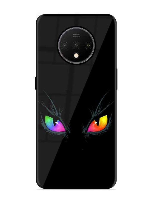 Cat Eyes Glossy Metal Phone Cover for Oneplus 7T Zapvi