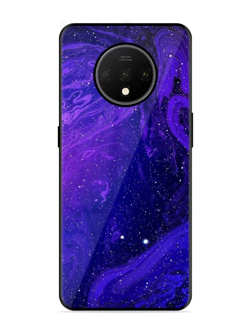 Galaxy Acrylic Abstract Art Glossy Metal Phone Cover for Oneplus 7T