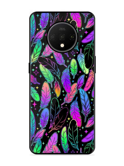 Bright Multi Colored Seamless Glossy Metal Phone Cover for Oneplus 7T Zapvi