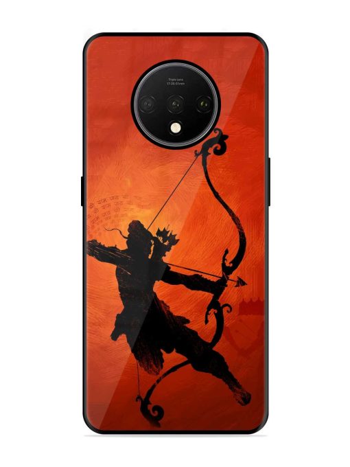 Illustration Lord Rama Glossy Metal Phone Cover for Oneplus 7T Zapvi