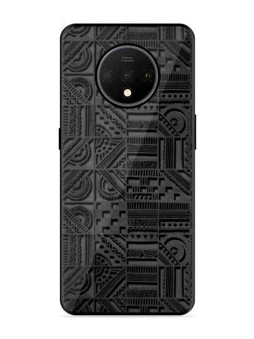 Seamless Pattern Glossy Metal Phone Cover for Oneplus 7T