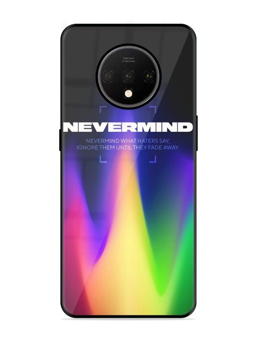 Nevermind Glossy Metal Phone Cover for Oneplus 7T Zapvi