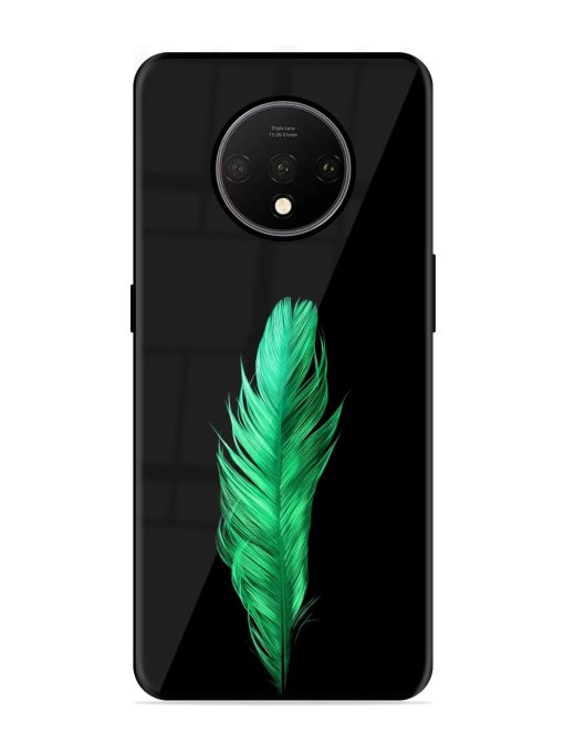 Feather Texture Glossy Metal Phone Cover for Oneplus 7T