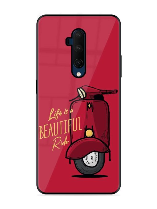 Life Is Beautiful Rides Glossy Metal Phone Cover for Oneplus 7T Pro Zapvi