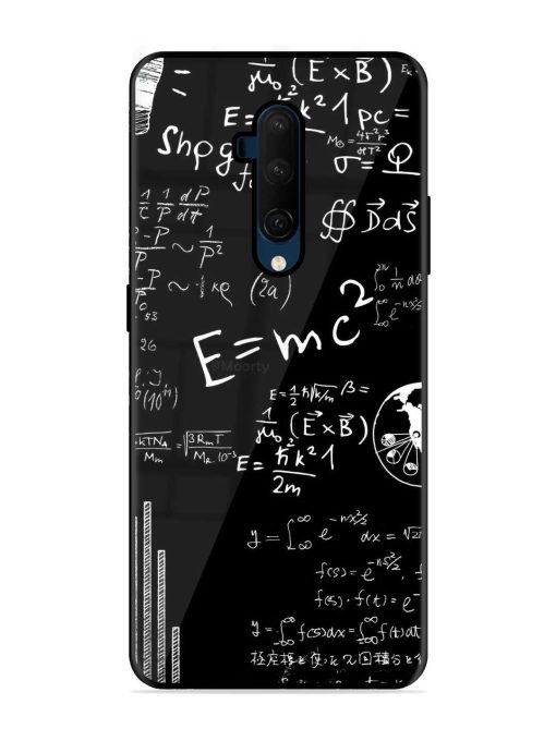 E=Mc2 Mass?Energy Equivalence Glossy Metal Phone Cover for Oneplus 7T Pro Zapvi