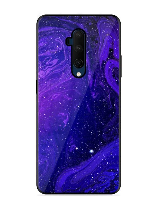 Galaxy Acrylic Abstract Art Glossy Metal Phone Cover for Oneplus 7T Pro Zapvi