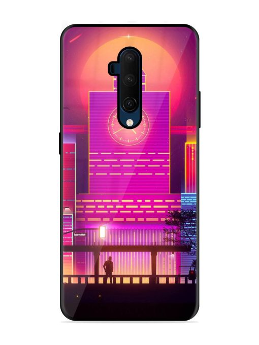 Clock Tower Glossy Metal TPU Phone Cover for Oneplus 7T Pro Zapvi