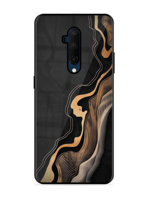 Abstract Art Glossy Metal TPU Phone Cover for Oneplus 7T Pro Zapvi