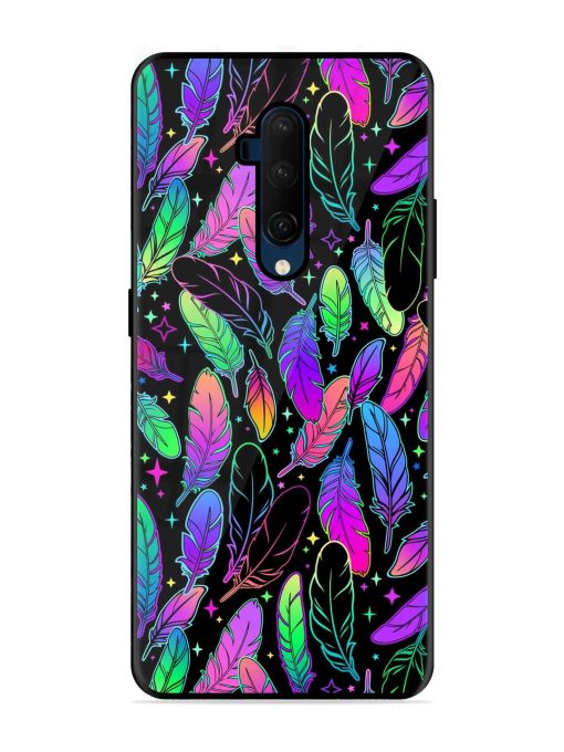 Bright Multi Colored Seamless Glossy Metal Phone Cover for Oneplus 7T Pro Zapvi