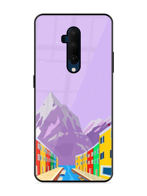 Venice City Illustration Glossy Metal Phone Cover for Oneplus 7T Pro