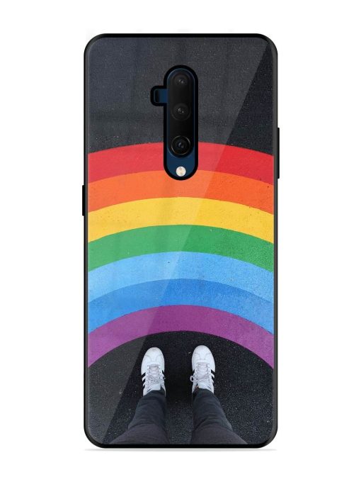 Legs Rainbow Glossy Metal TPU Phone Cover for Oneplus 7T Pro