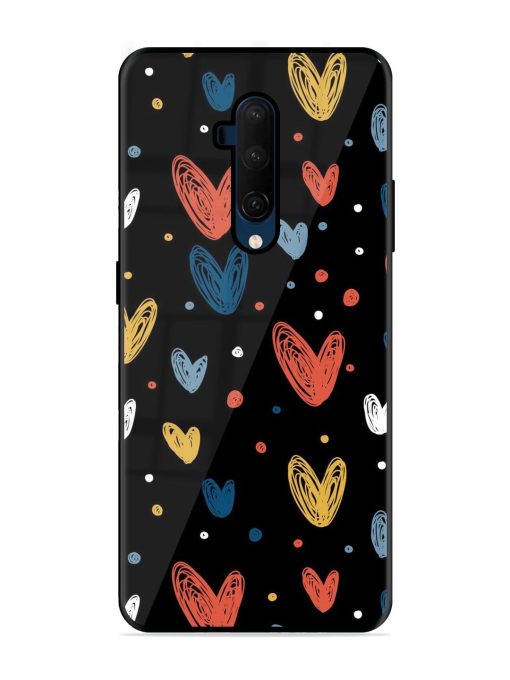 Happy Valentines Day Glossy Metal TPU Phone Cover for Oneplus 7T Pro