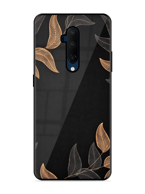 Foliage Art Glossy Metal Phone Cover for Oneplus 7T Pro Zapvi