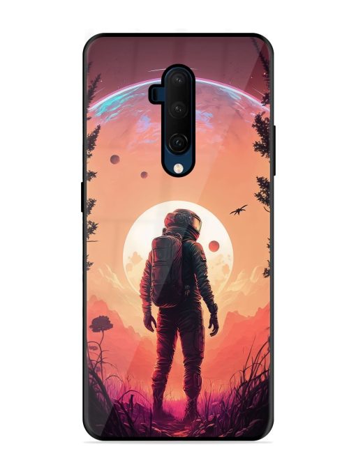 Red Sky At Morning Glossy Metal Phone Cover for Oneplus 7T Pro Zapvi