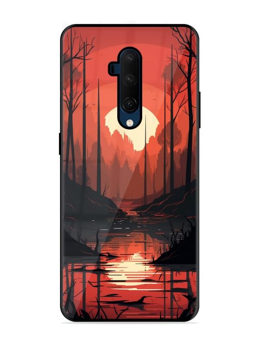 Natural Landscape Glossy Metal Phone Cover for Oneplus 7T Pro Zapvi