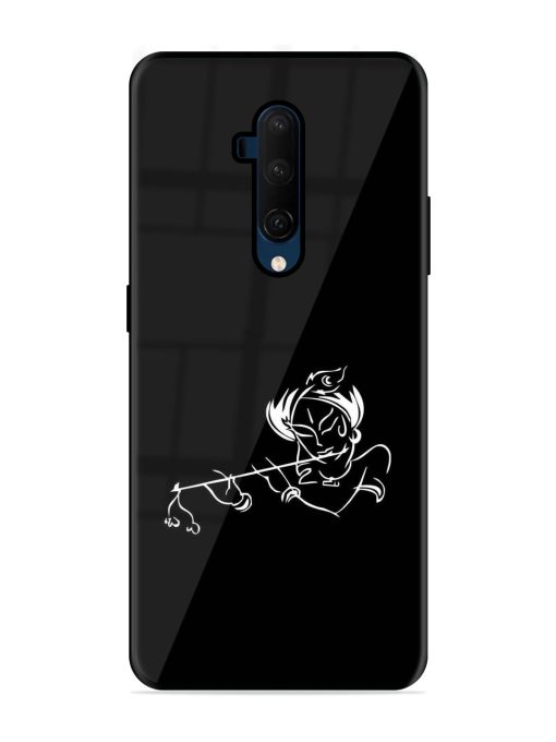 Krishna Flute Glossy Metal Phone Cover for Oneplus 7T Pro