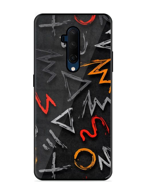 Grungy Graffiti Glossy Metal Phone Cover for Oneplus 7T Pro Zapvi