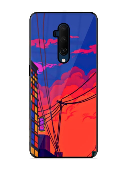 Sky At Morning Glossy Metal Phone Cover for Oneplus 7T Pro Zapvi