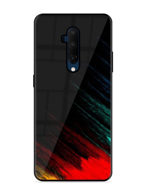 Color Pattern Glossy Metal Phone Cover for Oneplus 7T Pro