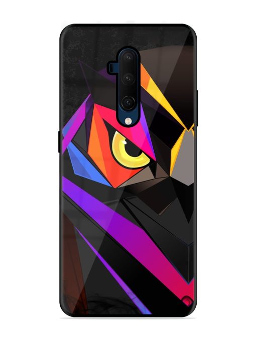 Wpap Owl Glossy Metal Phone Cover for Oneplus 7T Pro Zapvi