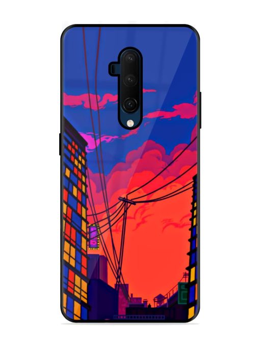 Metropolitan Area Glossy Metal Phone Cover for Oneplus 7T Pro Zapvi