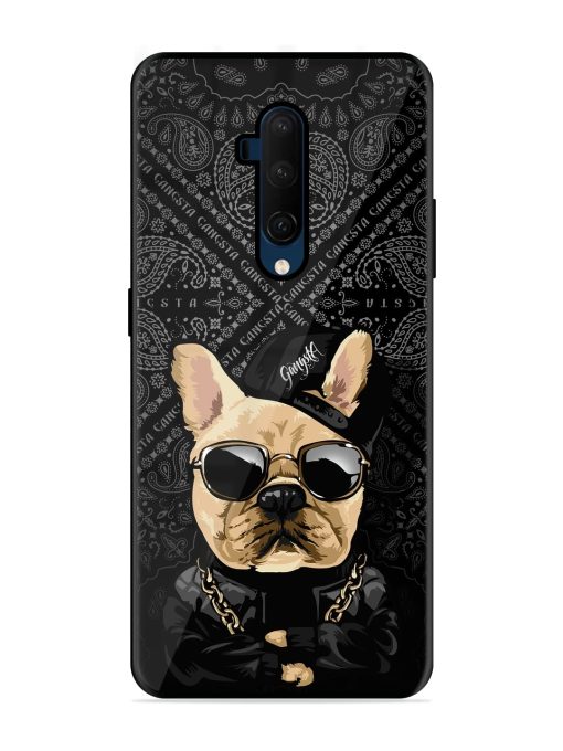 Gangsta Cool Sunmetales Dog Glossy Metal Phone Cover for Oneplus 7T Pro Zapvi