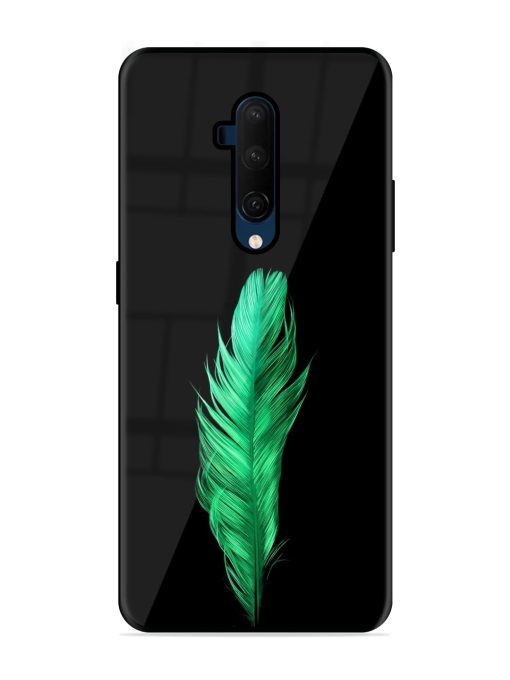 Feather Texture Glossy Metal Phone Cover for Oneplus 7T Pro Zapvi