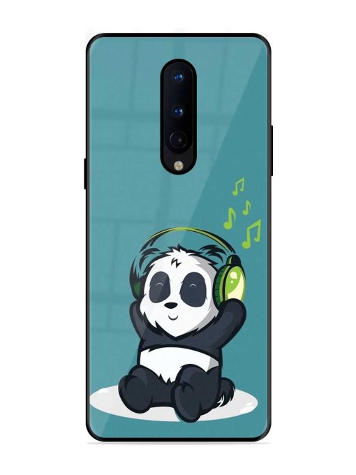 Music Panda Glossy Metal Phone Cover for Oneplus 8 Zapvi