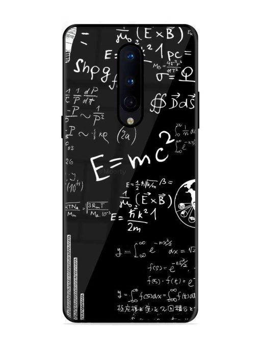 E=Mc2 Mass?Energy Equivalence Glossy Metal Phone Cover for Oneplus 8