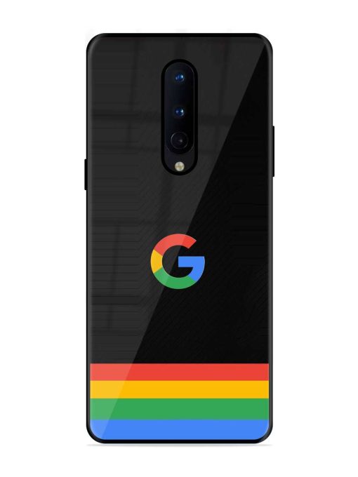 Google Logo Art Glossy Metal Phone Cover for Oneplus 8