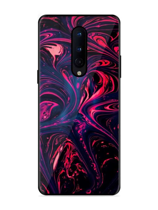 Abstract Background Glossy Metal Phone Cover for Oneplus 8