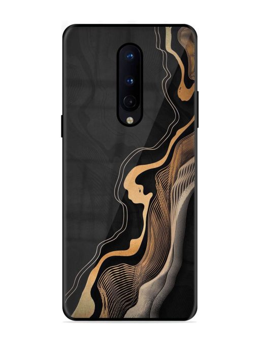 Abstract Art Glossy Metal TPU Phone Cover for Oneplus 8 Zapvi