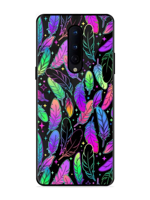 Bright Multi Colored Seamless Glossy Metal Phone Cover for Oneplus 8 Zapvi