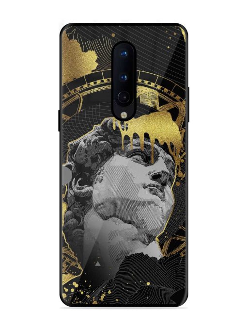 Roman Face Glossy Metal Phone Cover for Oneplus 8