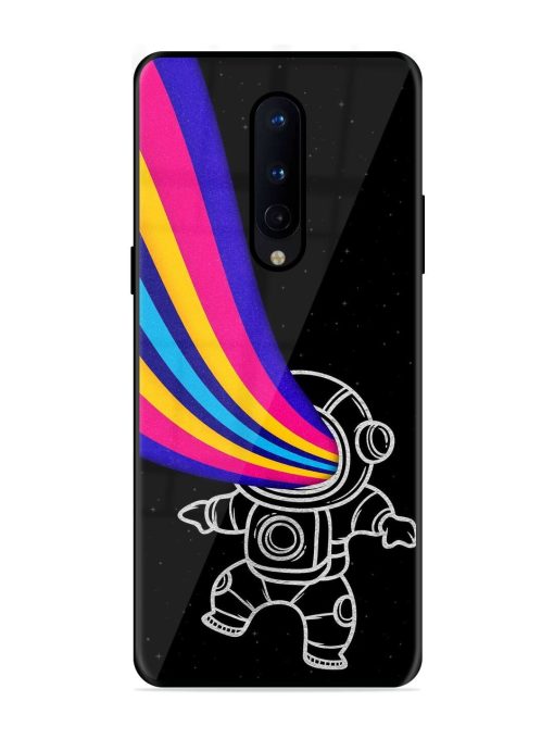 Astronaut Glossy Metal TPU Phone Cover for Oneplus 8