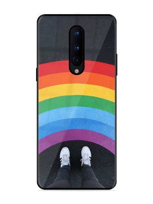 Legs Rainbow Glossy Metal TPU Phone Cover for Oneplus 8 Zapvi