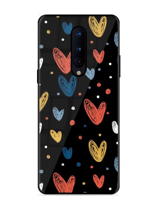 Happy Valentines Day Glossy Metal TPU Phone Cover for Oneplus 8 Zapvi