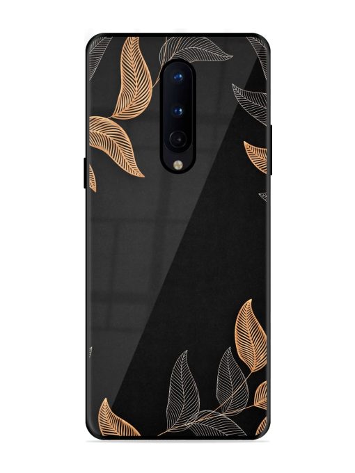 Foliage Art Glossy Metal Phone Cover for Oneplus 8 Zapvi