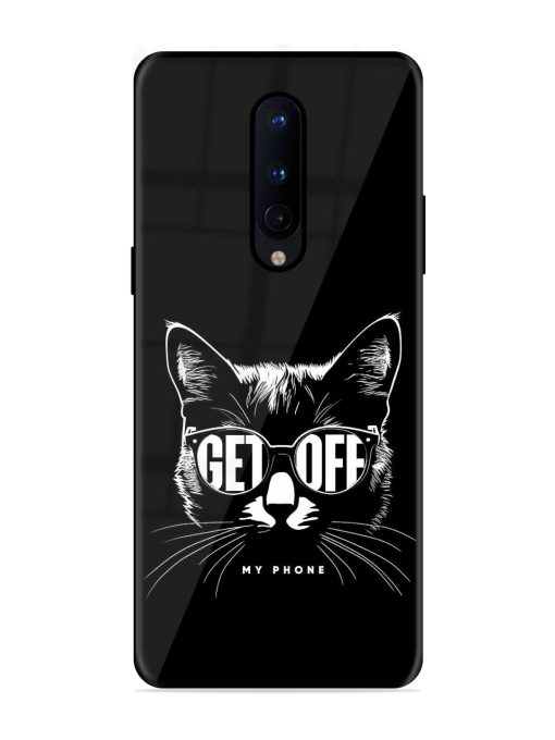 Get Off Glossy Metal TPU Phone Cover for Oneplus 8 Zapvi